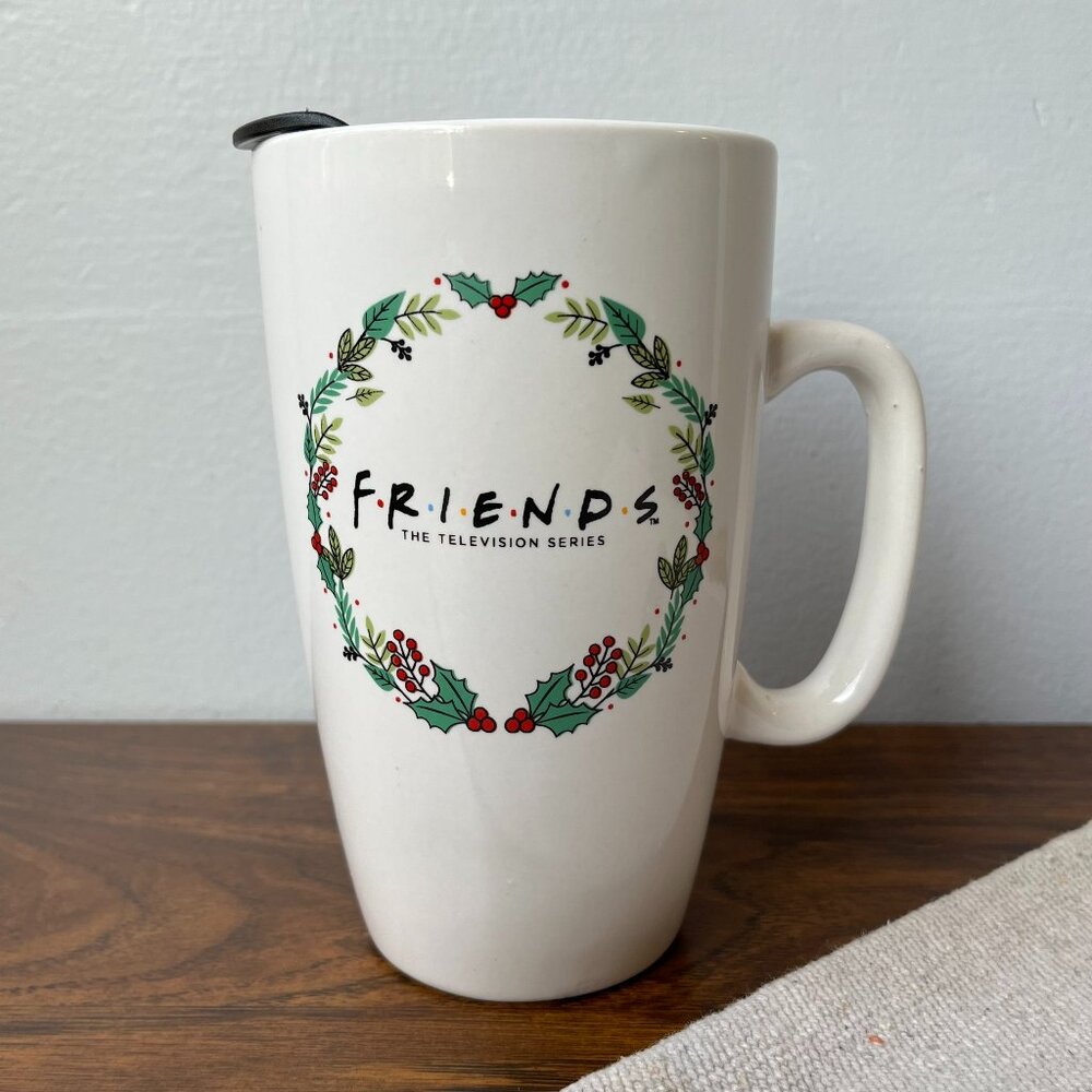 Friends The Television Series Travel Mug with Lid Christmas Ornament 16 oz